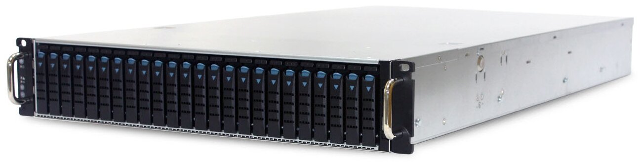 Сервер AIC SB201-UR XP1-S201UR03 без процессора/без ОЗУ/без накопителей/количество отсеков 25" hot swap: 26/2 x 800 Вт/LAN 10 Гбит/c