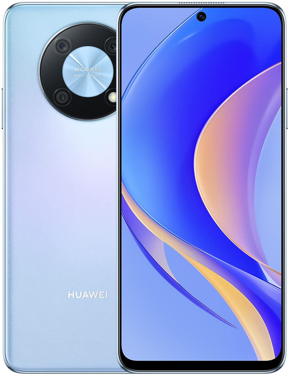 Смартфон HUAWEI Nova Y90 4/128 ГБ Global, Dual nano SIM, голубой кристалл