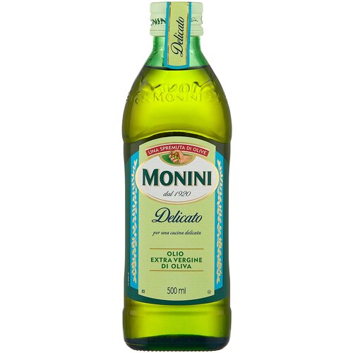 Масло оливковое MONINI Extra Virgin Delicato, 500 мл.