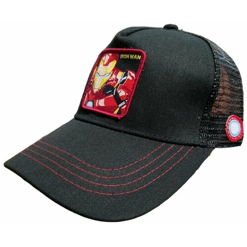 фото Бейсболка , размер 56, черный нет бренда