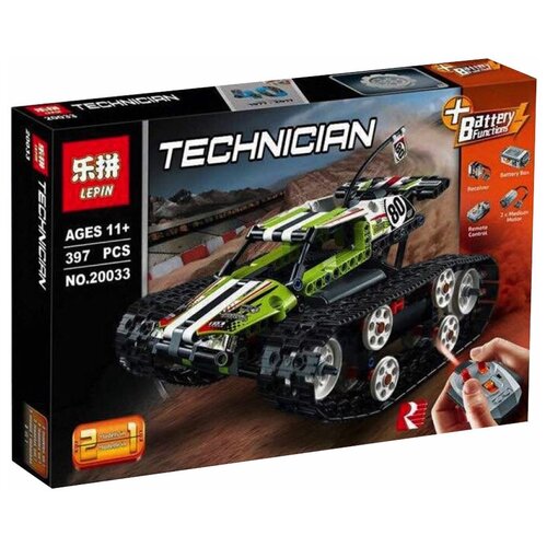 Конструктор Lepin Technican 20033 Скоростной вездеход, 397 дет. конструктор техник скоростной вездеход с дистанционным управлением 20033 452 деталей