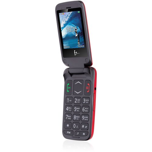 Ezzy Trendy 1 Red, 2.4'' 240х320, 256MHz, 1 Core, 32MB RAM, 32MB, up to 16GB flash, 0,3Mpix, 2 Sim, BT v2.1, Micro-USB, 800mAh, 89g, 100,8 ммx53 ммx19,5 мм