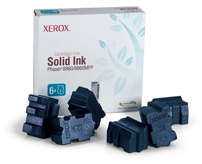 108R00817 Ink Sticks Cyan твердые чернила Xerox, 14 000 стр, голубой