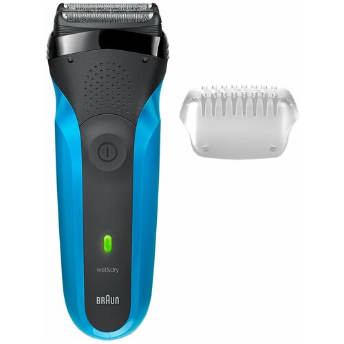 Электробритва Braun 310s Series 3 Wet&Dry Global, черный/голубой электробритва philips s1232 series 1000 черный