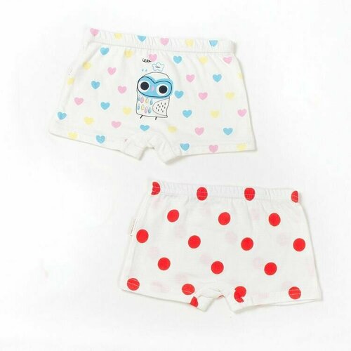 фото Трусы joyo roy, 2 шт., размер 100, белый