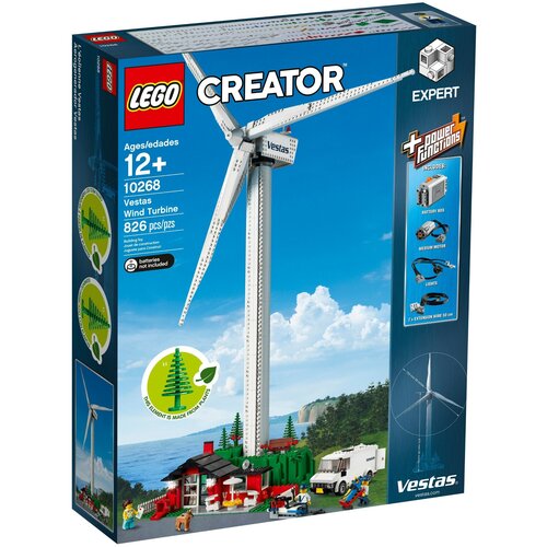 Конструктор LEGO Creator 10268 Ветряная турбина Vestas, 826 дет. конструктор lego ® creator expert 10293 в ожидании санты