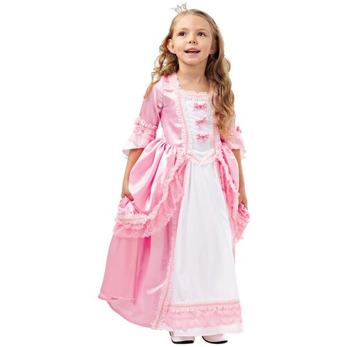 фото Костюм пуговка принцесса (2020 к-18), розовый, размер 128