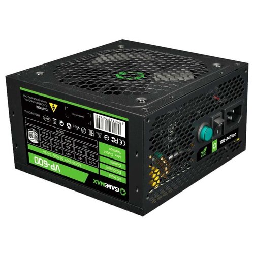 Блок питания GameMax VP-600 600W черный BOX блок питания gamemax gm600 600w white