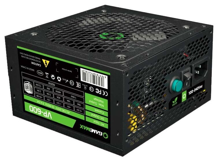 Блок питания GameMax VP-600 600W