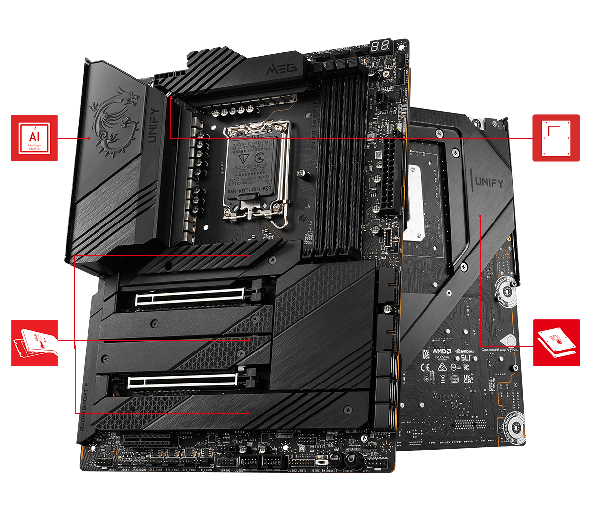 Материнская плата MSI Z690 S1700 ATX MEG Z690 UNIFY - фото №11