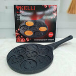 Сковорода для оладий с мраморным покрытием KELLI KL-4713-26 - изображение