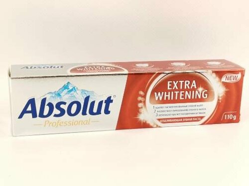 ABSOLUT Professional Extra Whitening 110 г Профилактическая антибактериальная зубная паста