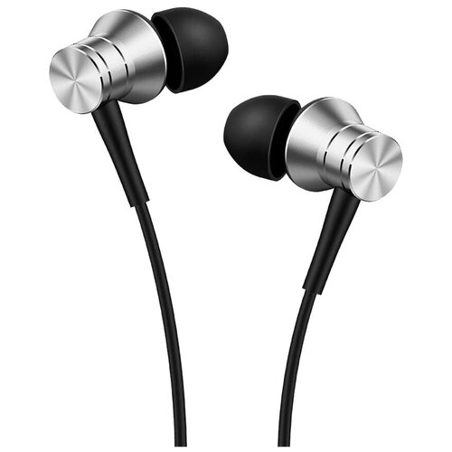 наушники с микрофоном 1more piston fit e1009 gray in ear headphones Проводные наушники 1MORE Piston Fit E1009, Silver