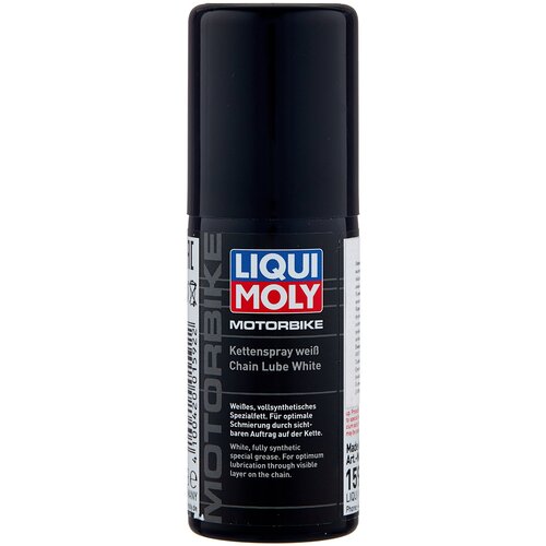 Смазка цепная для мотоциклов LIQUI MOLY Motorbike Kettenspray weiss белая 0.05 л