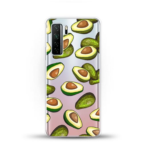 фото Силиконовый чехол авокадо на huawei nova 7 se andy & paul