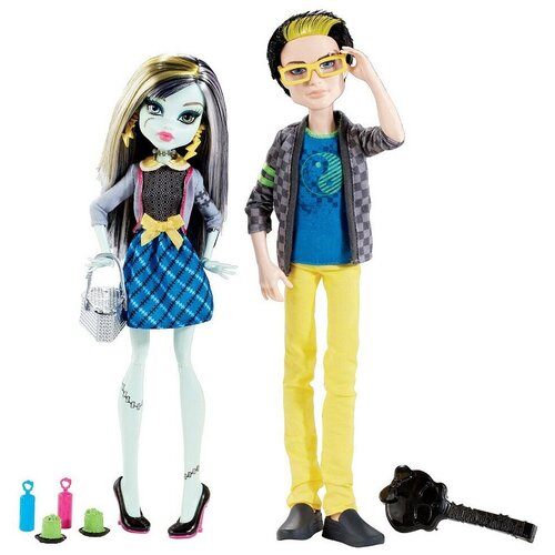 фото Набор кукол monster high фрэнки штейн и джексон джекилл, 27 и 30 см, bhm97 monster high (mattel)