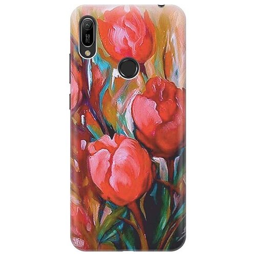 фото Ультратонкий силиконовый чехол-накладка для huawei y6 (2019) / honor 8a / honor 8a pro с принтом gosso