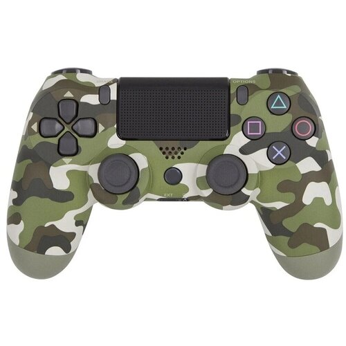 Беспроводной геймпад для PlayStation 4 камуфляж jcd 2pcs black mushroom shape analog joystick grip cap for sony playstation4 for ps4 pro ps4 slim controller joystick cover