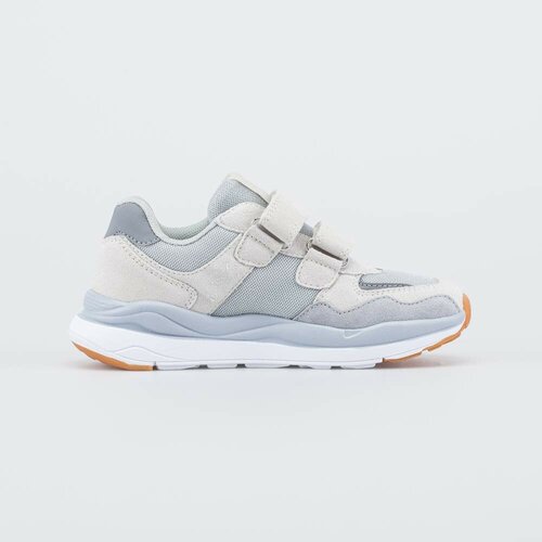 Кроссовки КОТОФЕЙ, демисезонные, повседневные, треккинговые, натуральная кожа, анатомическая стелька, размер 33, серый