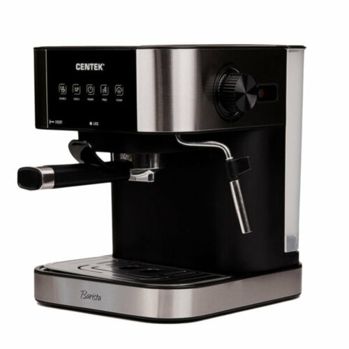 Кофеварка рожковая CENTEK CT-1164, 3в1 эспрессо 15 Бар + капучинатор + латте, 1500 мл, 1150Вт, сенсорный, LED