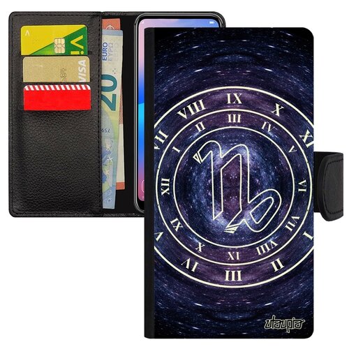 фото Чехол-книжка на мобильный xiaomi mi 8, "зодиак" планета каллиграфия utaupia