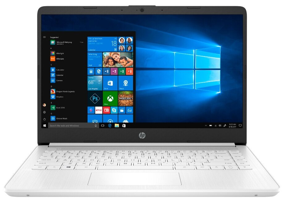 Ноутбук HP 14s-dq1006ur Snowflake white