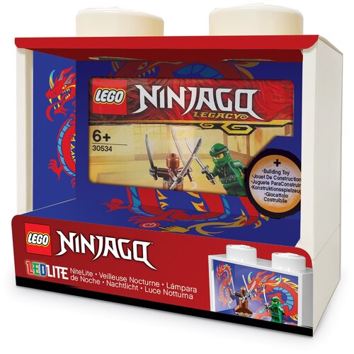 фото Lgl-ni29 фонарик-ночник с минифигуркой ninjago (ниндзяго) - lloyd (ллойд) lego