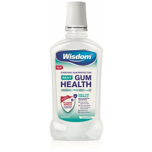 фото Wisdom ополаскиватель gum health protect защита десен, 500 мл