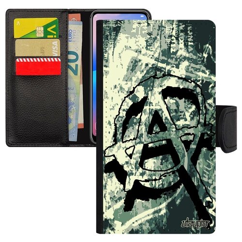 фото Чехол книжка на мобильный apple iphone 8 plus, "анархия" хаос безвластие utaupia