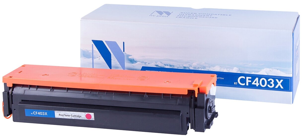 Совместимый картридж NV Print NV-CF403X Magenta (NV-CF403XM) для HP LaserJet Color Pro M252dw, M252n, M274n, M277dw, M277n