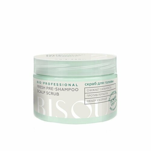 Bisou, Скраб для кожи головы FRESH PRE-SHAMPOO SCALP SCRUB, 250 мл