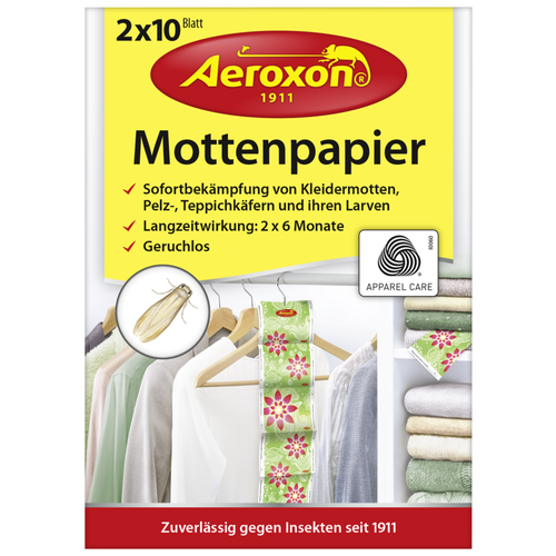 Подвеска Aeroxon Mottenpapier от моли, 2 шт.