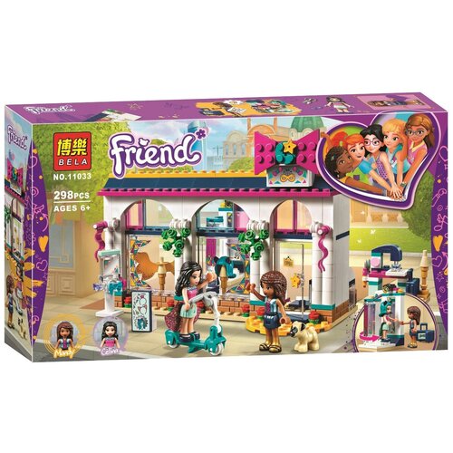 конструктор 01066 lepin магазин аксессуаров андреа 329 деталей Конструктор Lari (Bela) Friends 11033 Магазин аксессуаров Андреа, 298 дет.