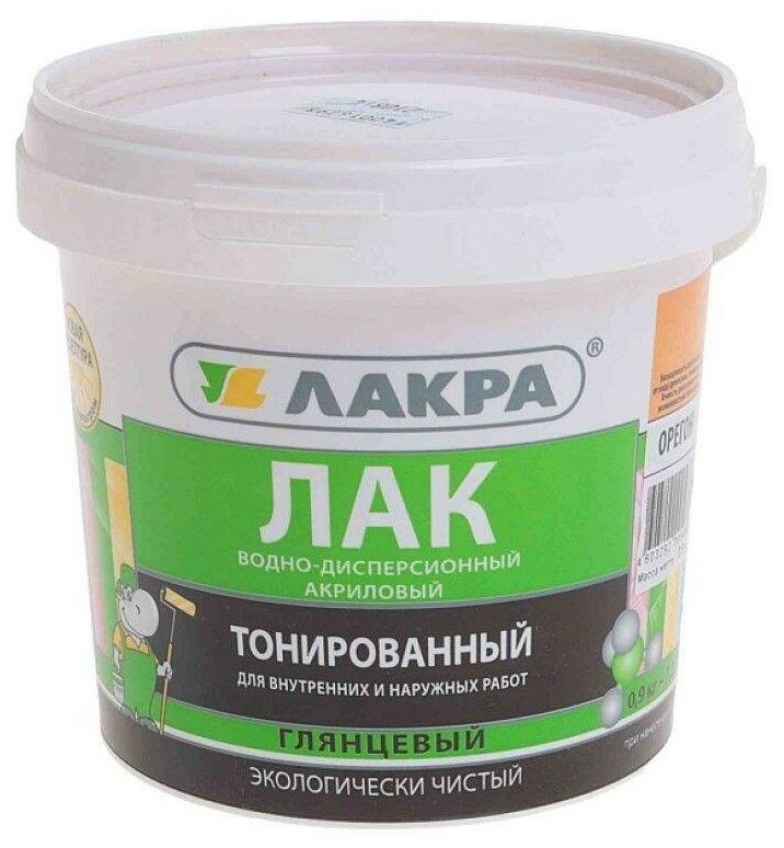 Лак лакра акриловый 0,9 кг орегон