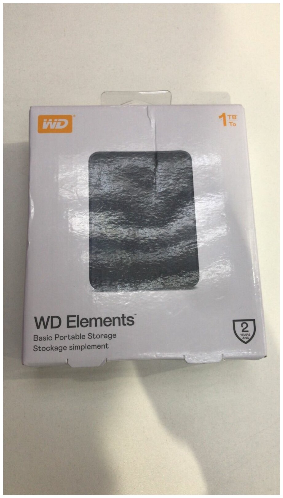 Внешний HDD WD 1TB Elements (WDBUZG0010BBK-WESN)