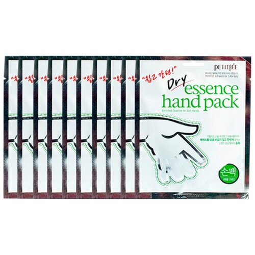 фото Petitfee маска перчатки для рук с сухой эссенцией dry essence hand pack 10шт 40 г