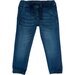 Джинсы джоггеры Chicco, прямой силуэт, карманы, размер 110, синий