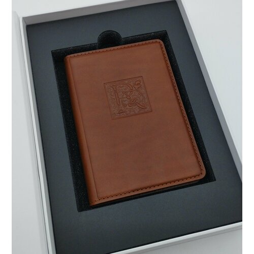 Обложка для паспорта William Morris, коричневый обложка для паспорта william morris натуральная кожа коричневый