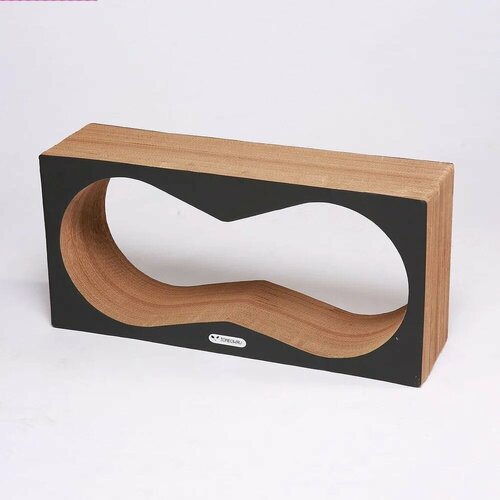 Когтеточка Тумяу Аквариум для кошек картонная черный 77 х 37 х 22 см 2060₽