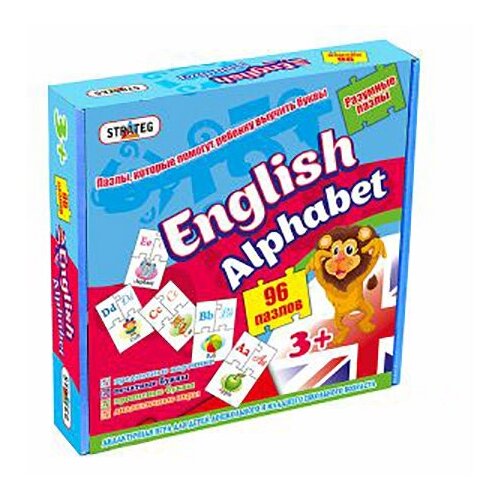 Настольная Игра Пазлы English alfabet s539