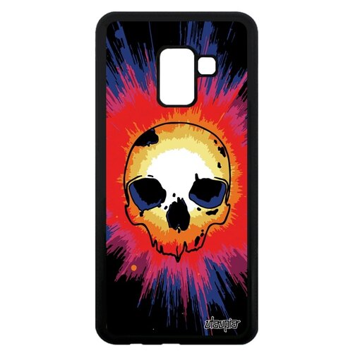 фото Чехол на смартфон galaxy a8 2018, "череп" скелет death utaupia