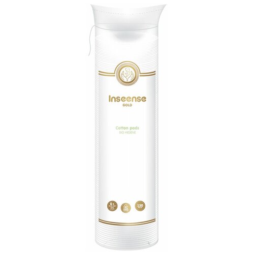 Ватные диски Inseense Gold с перфорацией 150 шт пакет 312₽