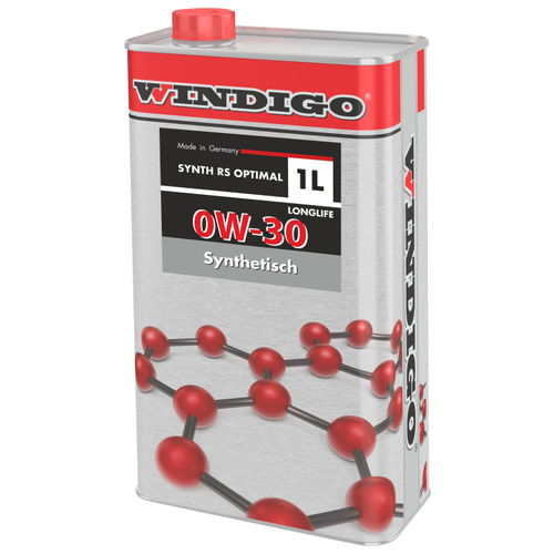 Синтетическое моторное масло WINDIGO SYNTH RS OPTIMAL 0W-30, 1 л