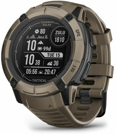 Умные часы Garmin Instinct 2X Solar - Tactical Edition, Coyote Tan (010-02805-02)