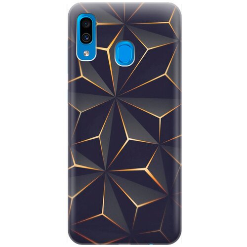 фото Re:pa накладка transparent для samsung galaxy a20 / a30 с принтом "графитовый узор"