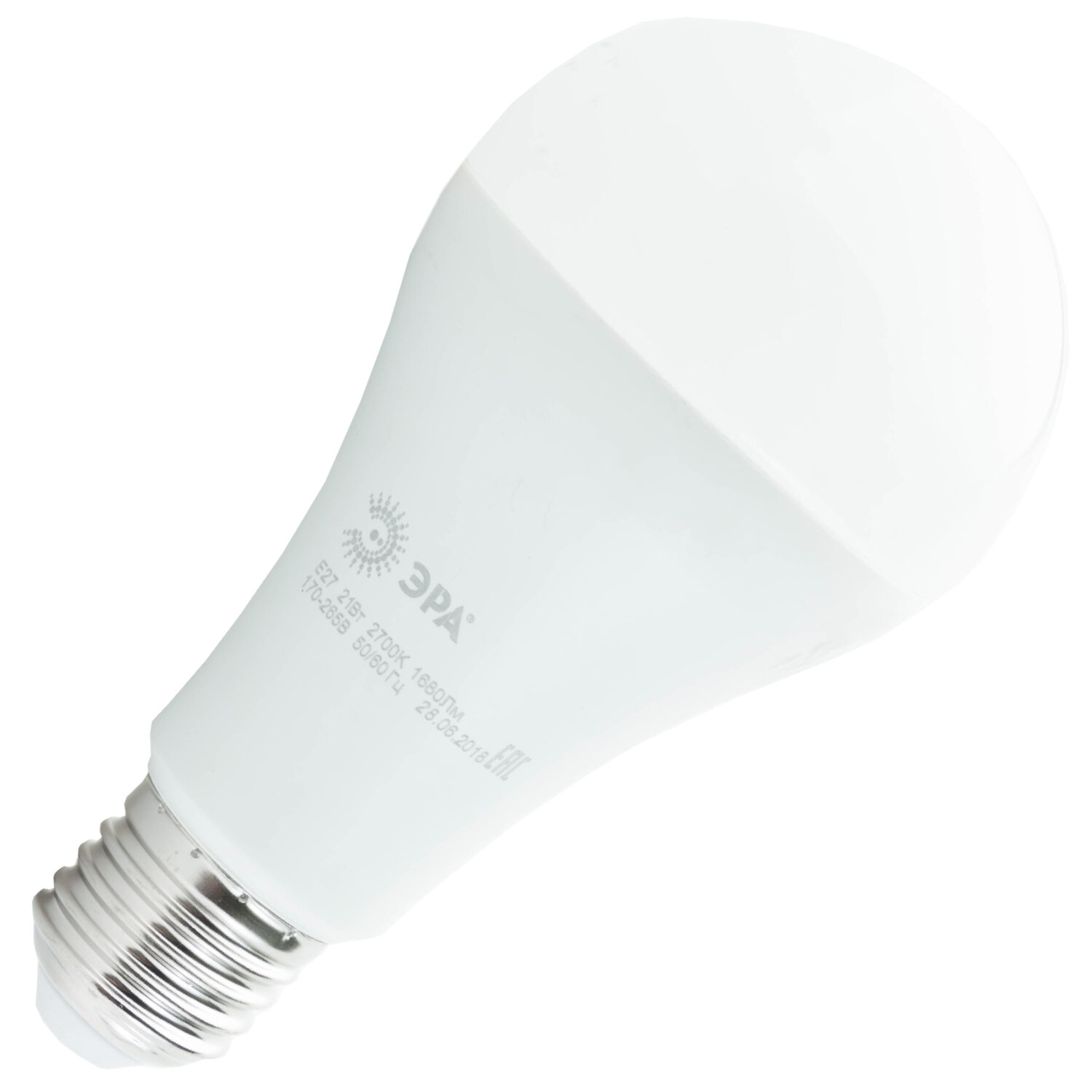 Лампа светодиодная ЭРА Standart Б0035331, E27, A65, 21 Вт, 2700 К - фотография № 10