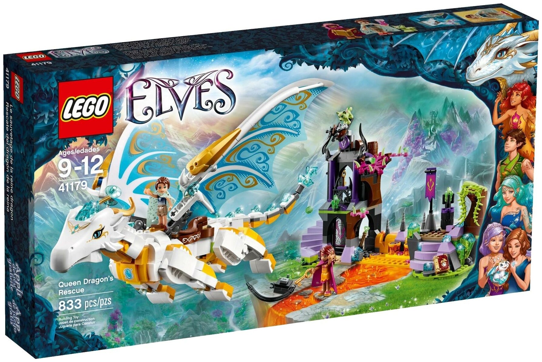 Конструктор LEGO Elves 41179 Спасение Королевы Драконов