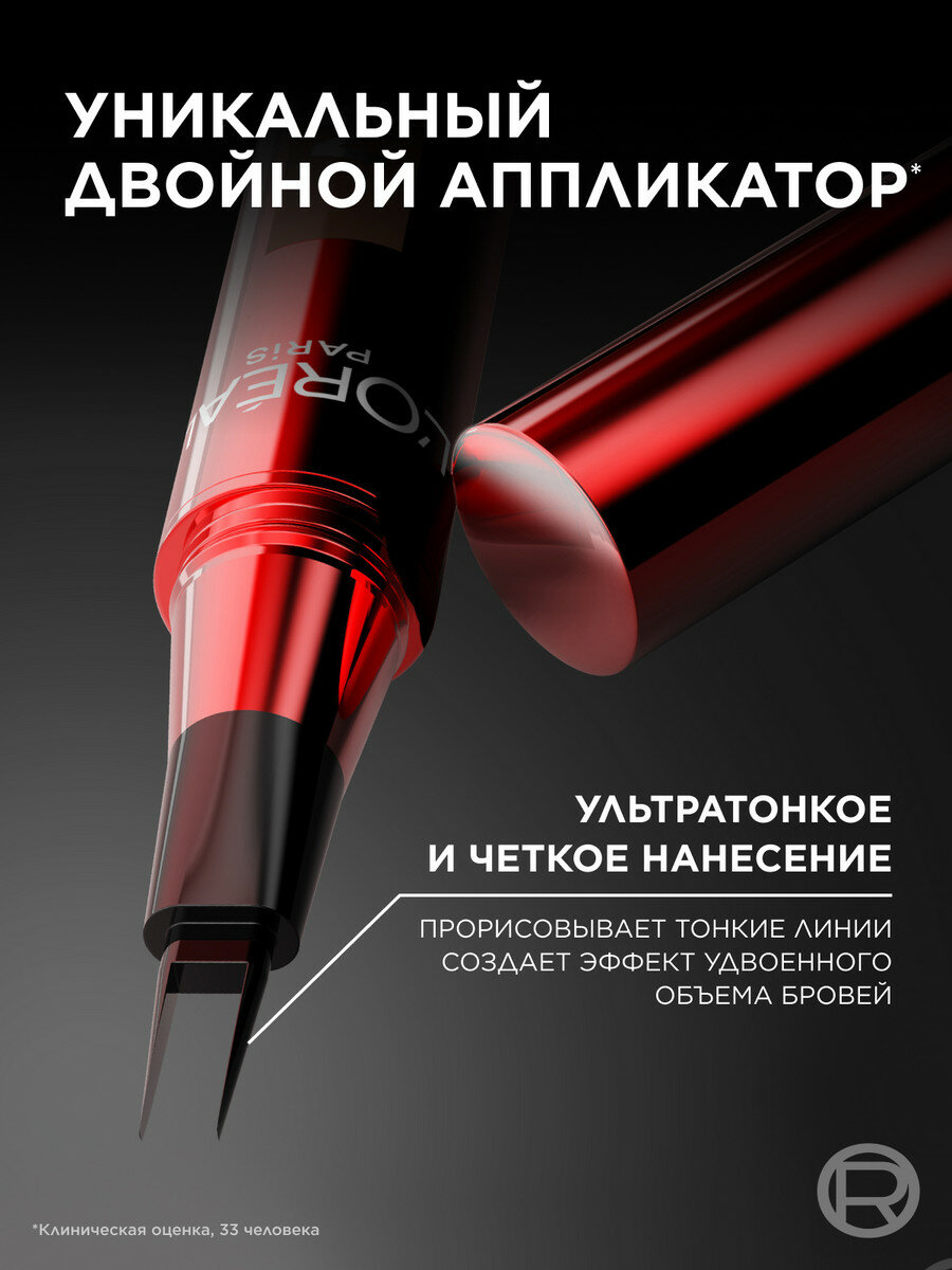 L'Oreal Paris Маркер для бровей Infaillible Faux Brow, DARK BLONDE — фото 1