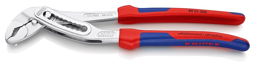 Клещи переставные KNIPEX KN-8805300 ALLIGATOR зев 70 мм, длина 300 мм, хром