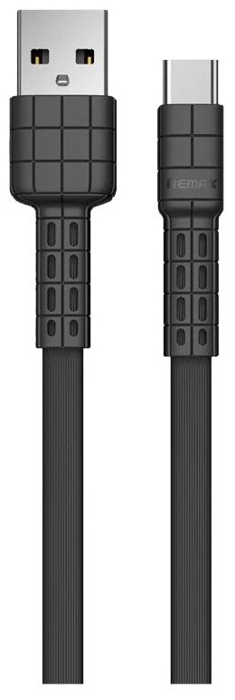 Плоский кабель Type-C, Remax RC-116a Armor Series Data Cable, черный